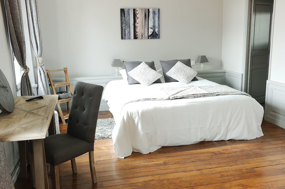 Chambre Napoléon - style campagne chic, Domaine de l'Ardoise